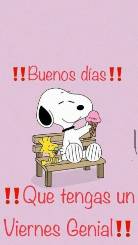 imagenes feliz viernes snoopy1