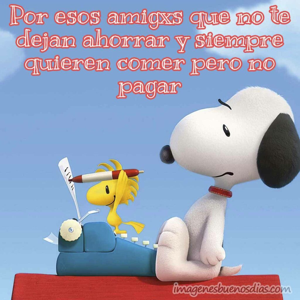 100 Imágenes de Buenos Días Snoopy【Con Frases para compartir】 » Página 2