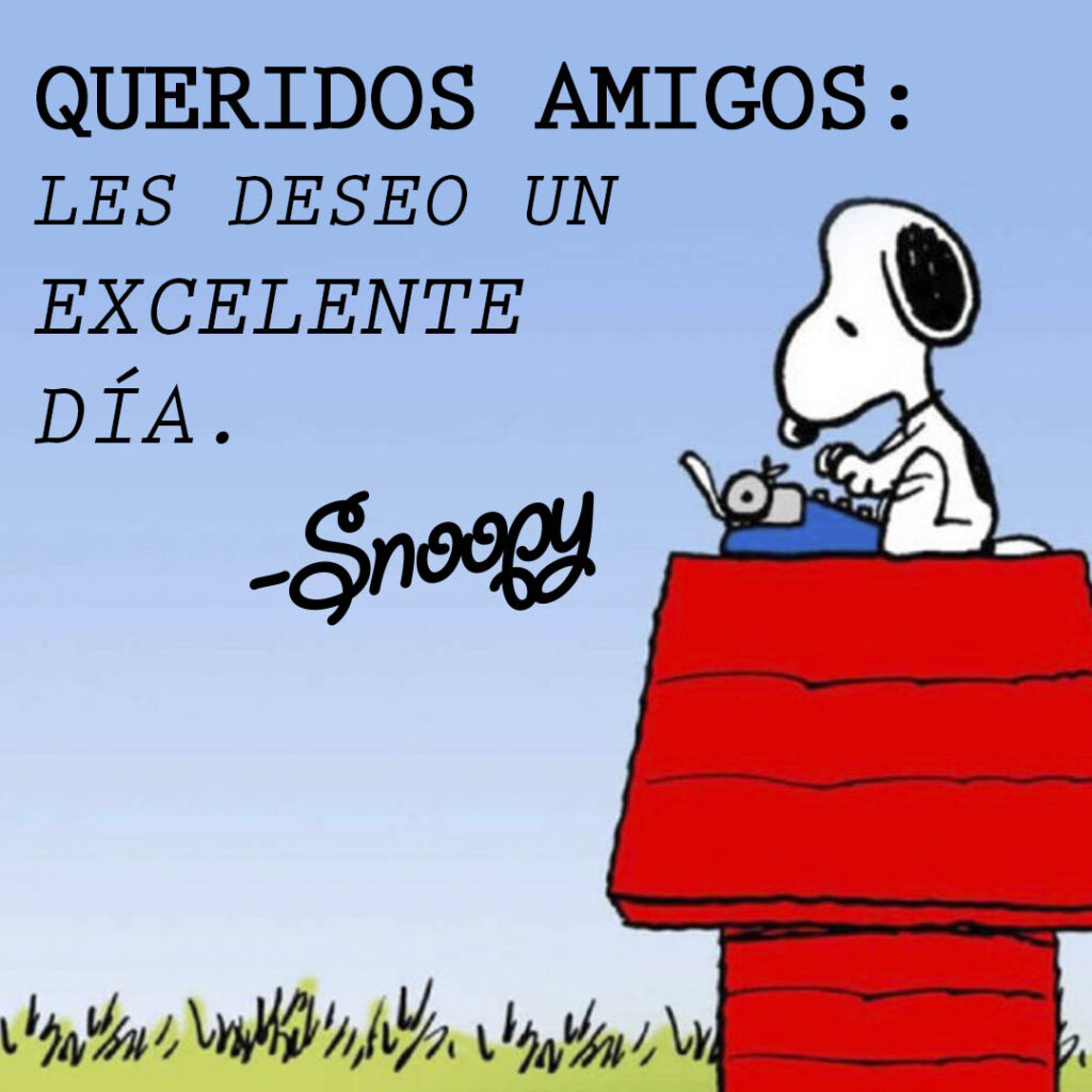 100 Imágenes de Buenos Días Snoopy【Con Frases para compartir】