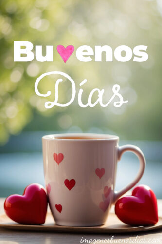 Imagenes buenos dias con corazones 2